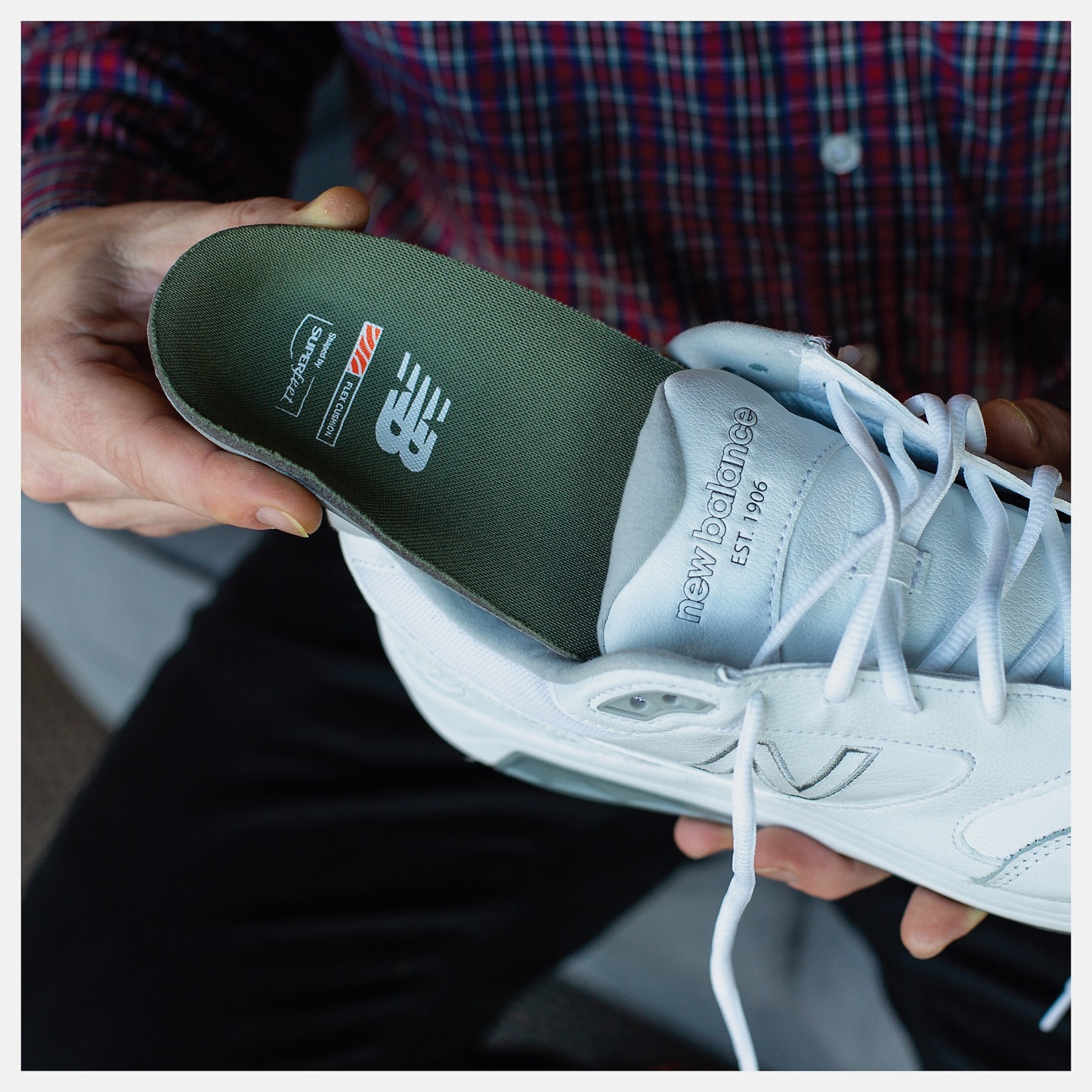 New Balance Casual Flex Cushion Insole, FL6386GR