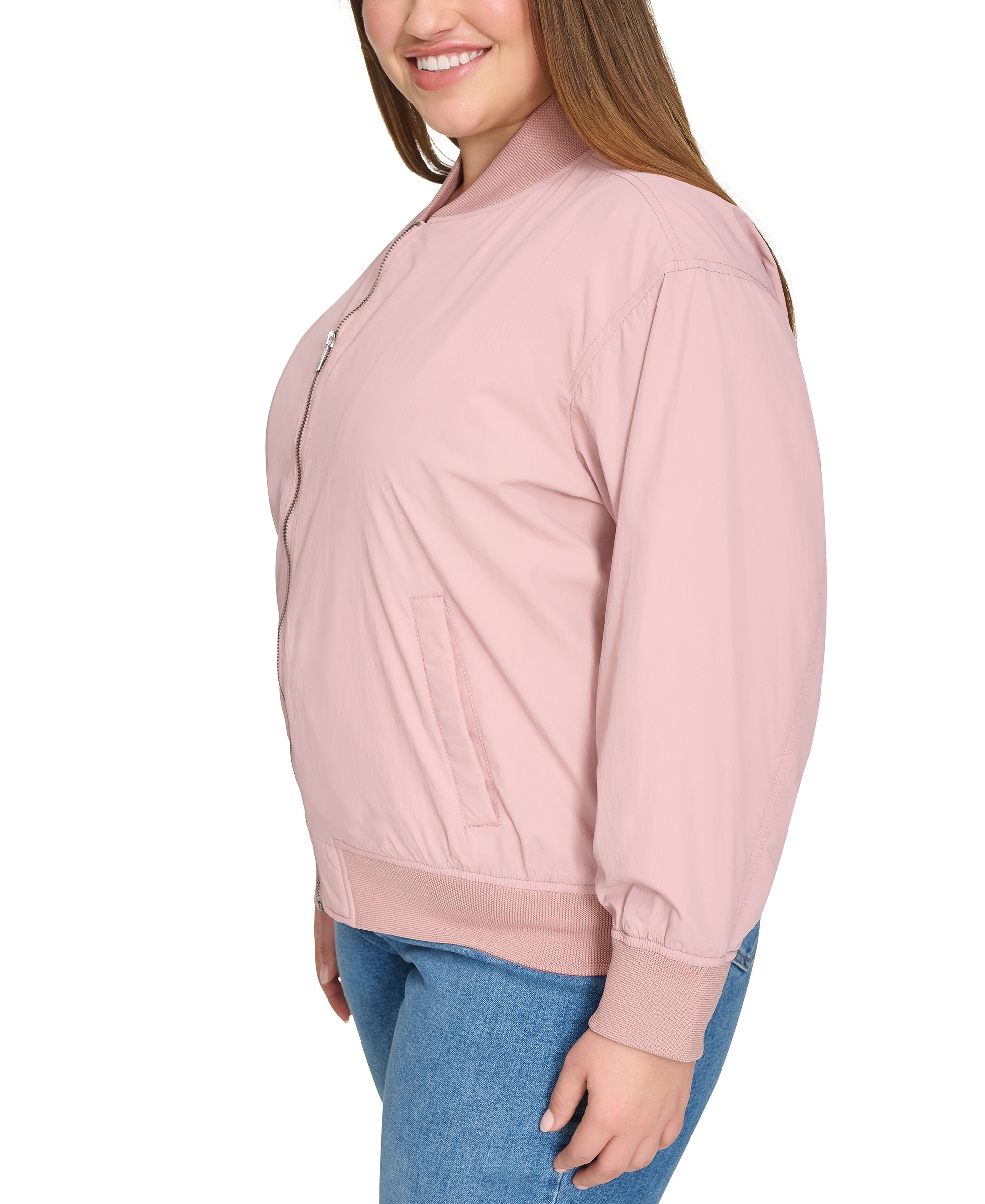 Levi's Women's Lightweight Bomber Jacket - Dusty Rose
