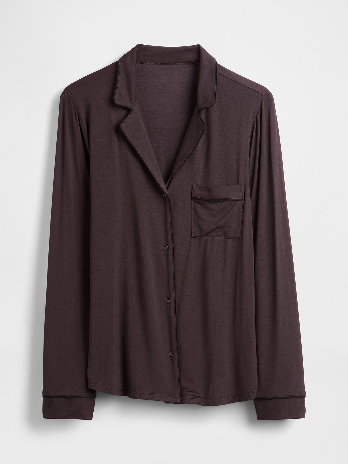 SoftMade Modal PJ Top - Terra brown