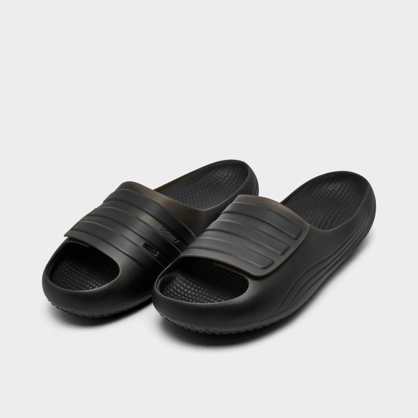 Men's adidas Originals adislide Slide Sandals - Core Black/Core Black/Core Black - view 2