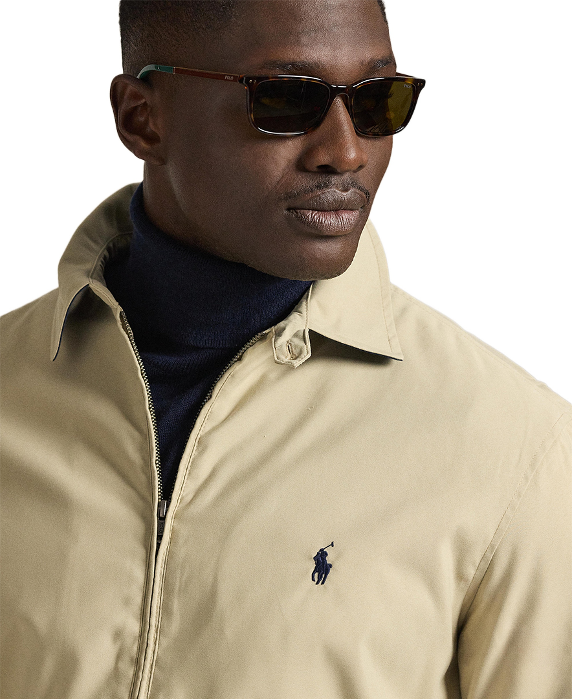 Polo Ralph Lauren Men's Big & Tall Bi-Swing Windbreaker Jackets - Khaki Uniform