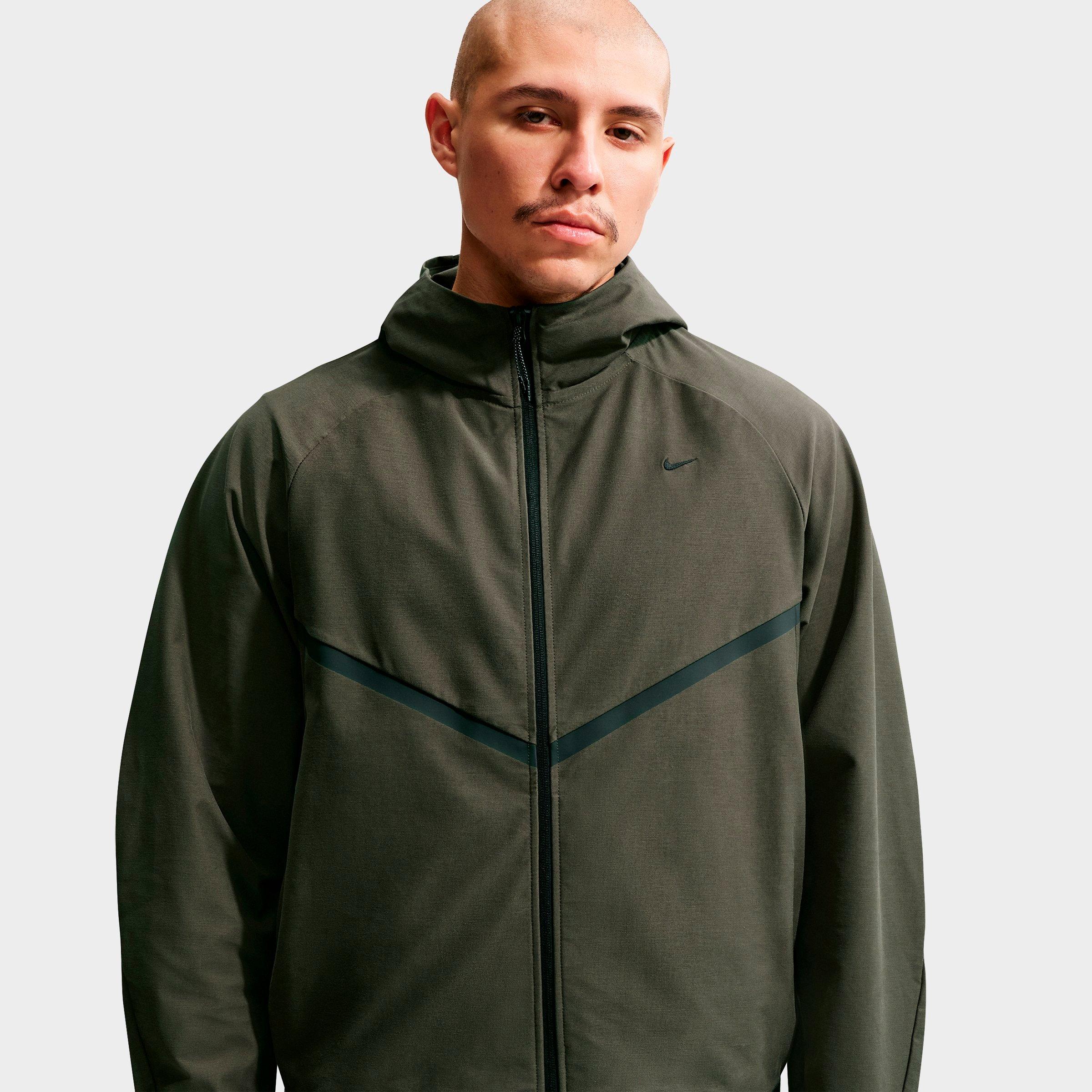 Men's Nithtke Tech Shori Knit Full-Zip Windbreaker Jacket - Cargo Khaki/Black