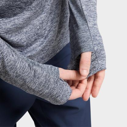 Men's Nithtke Stride Dri-FIT Quarter-Zip Running Top - Thunder Blue/Heather