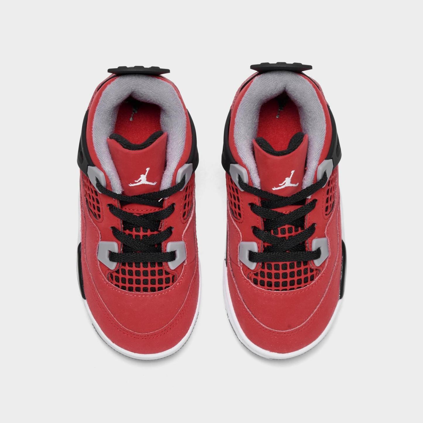 Kids' Toddler Air Jordan Retro 4 Basketball Shoes - Sweet Beet/Desert Pink/Off Noir/Chalk - view 5