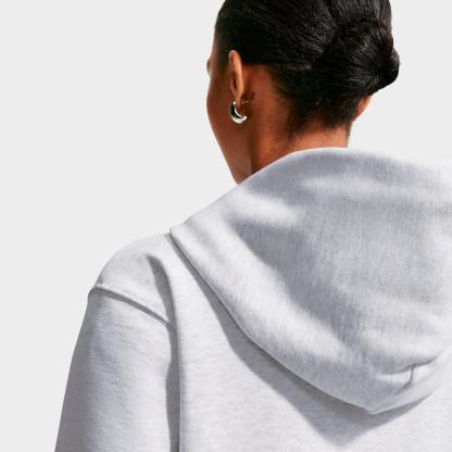 Women's Nithtke Studio Fleece Medium-Weight Full-Zip Hoodie - Birch Heather/Black