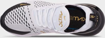 Men's Nithtke Air Max 270 Casual Shoes - Part 1 - White/Metallic Gold/Black