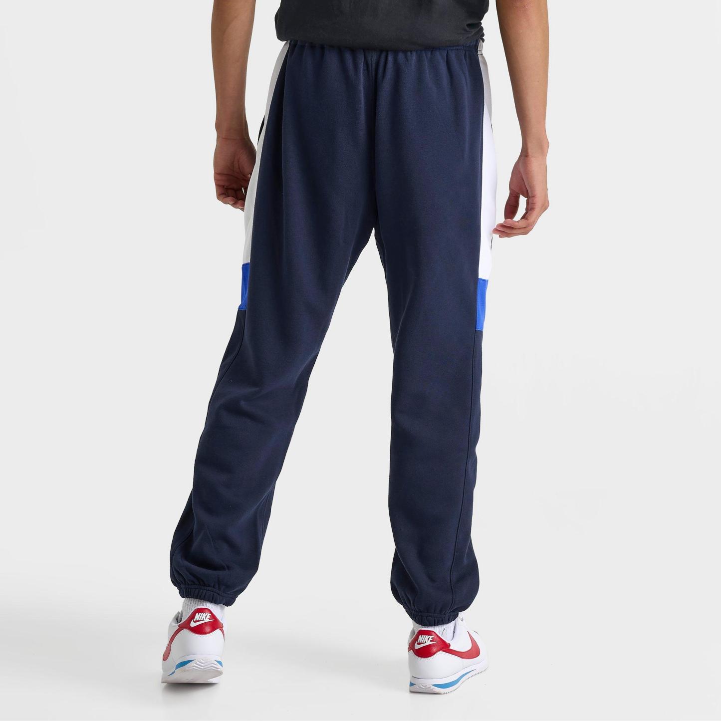 Men's Nithtke Club Fleece Tracksuit Jogger Pants - Obsidian/White/Game Royal/White