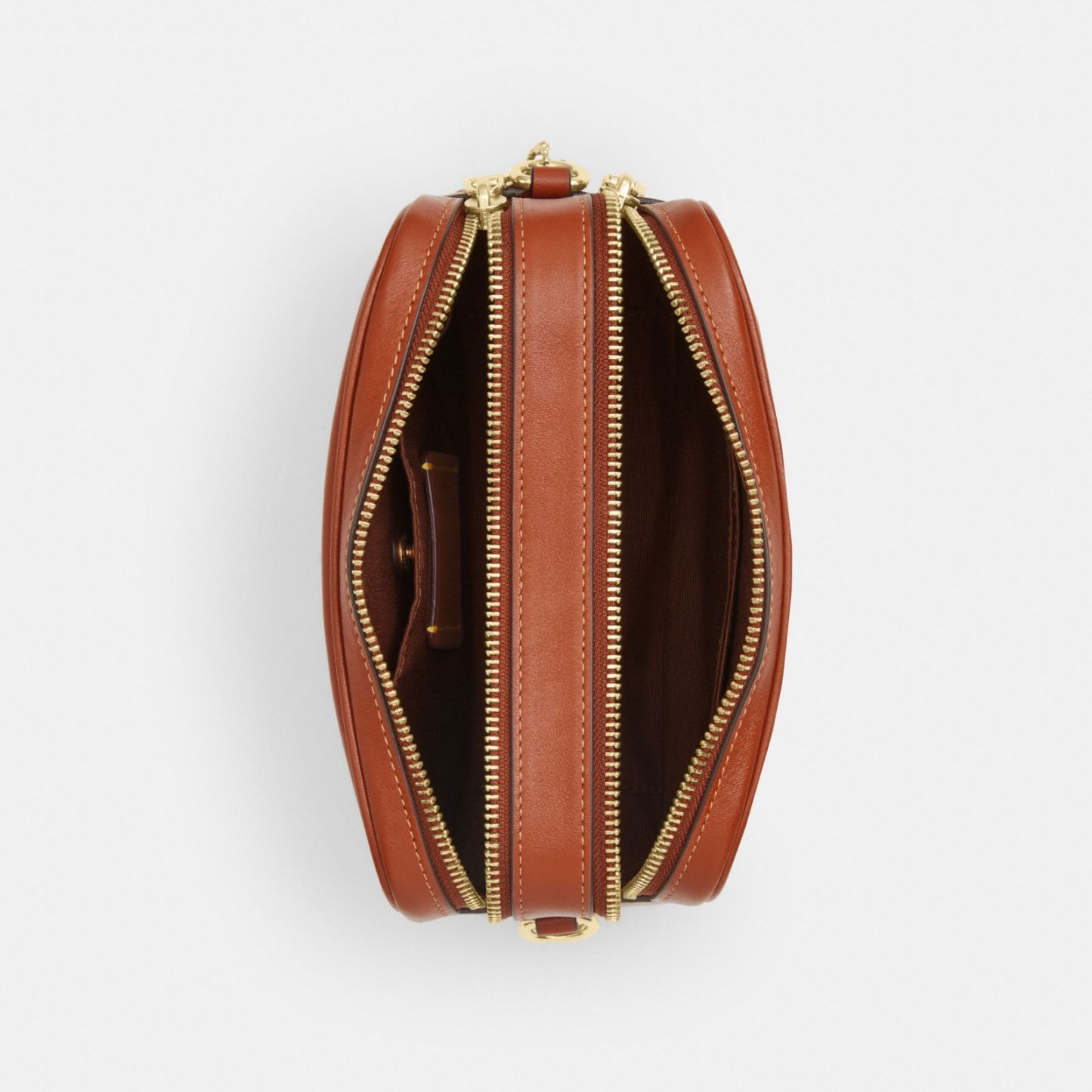 Mini Carey Crossbody Bag - Gold/Cinnamon - view 4
