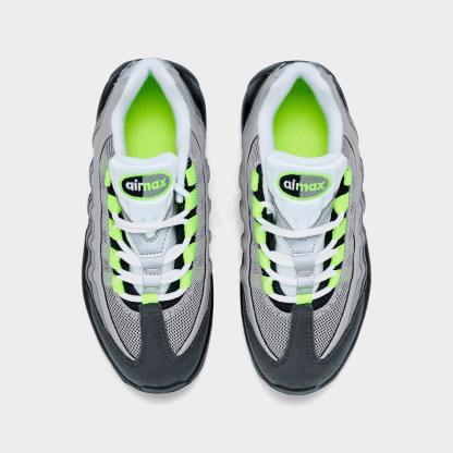 Little Kids' Nike Air Max 95 Big Bubble Casual Shoes - Black/Cool Grey/Neon Yellow