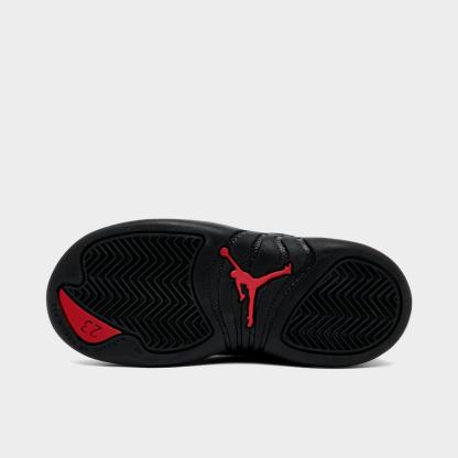 Kids' Toddler Air Jordan Retro 12 Basketball Shoes - Black/Varsity Red - view 6