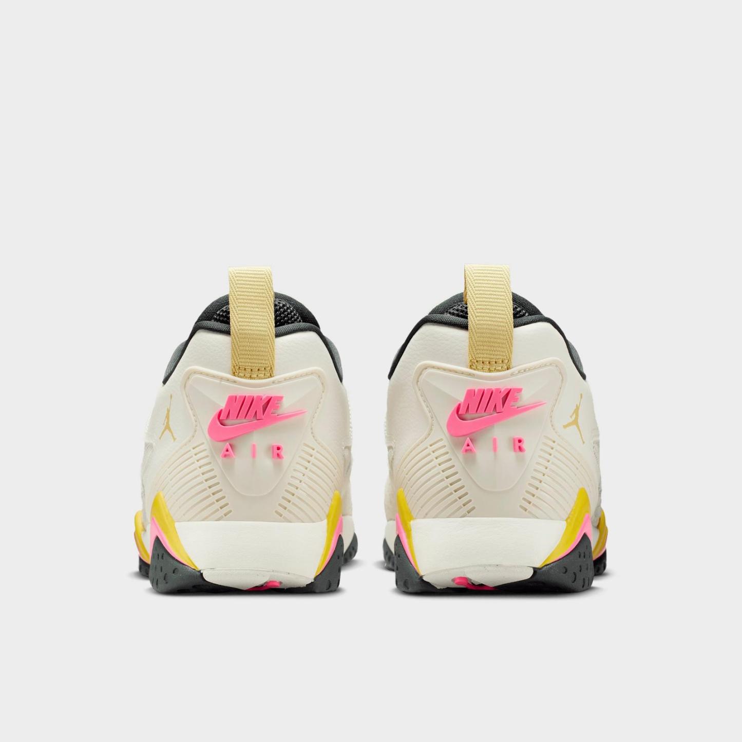 Men's Air Jordan MVP 92 Casual Shoes - Sail/Sea Glass/Bright Citron/Pinksicle - Left shoe facing left. Outside of the shoe. - view 4