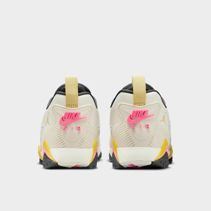 Men's Air Jordan MVP 92 Casual Shoes - Sail/Sea Glass/Bright Citron/Pinksicle - Left shoe facing left. Outside of the shoe. - view 4