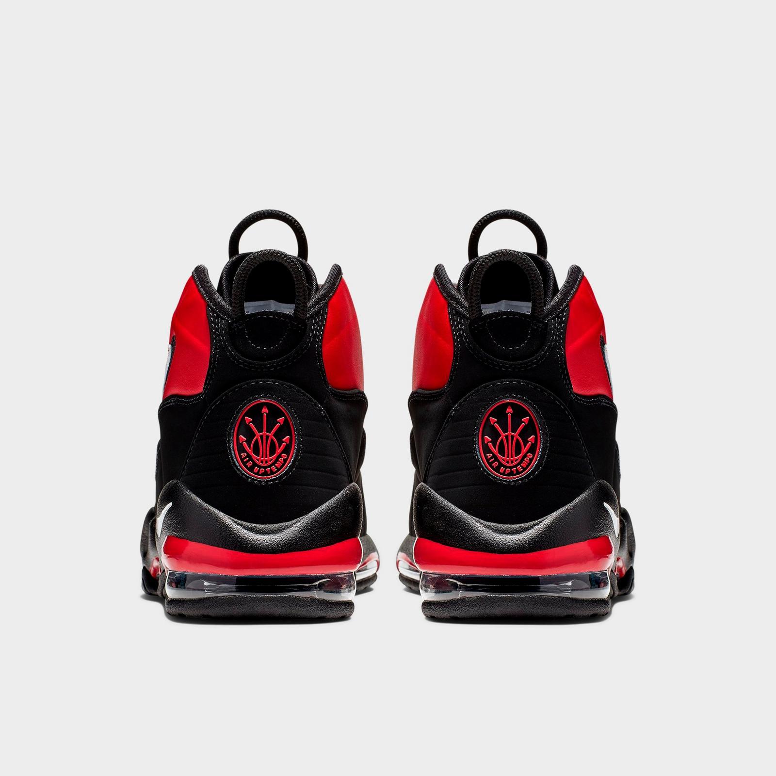Men's Nike Air Max Uptempo '95 Basketball Shoes - Varsity Red/Black/White