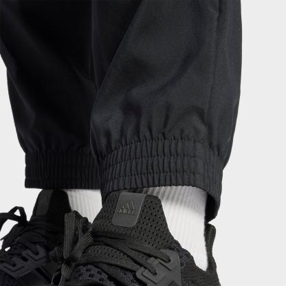 Men's adidas Essentials Small Logo Cargo Pants - Black/White - view 5