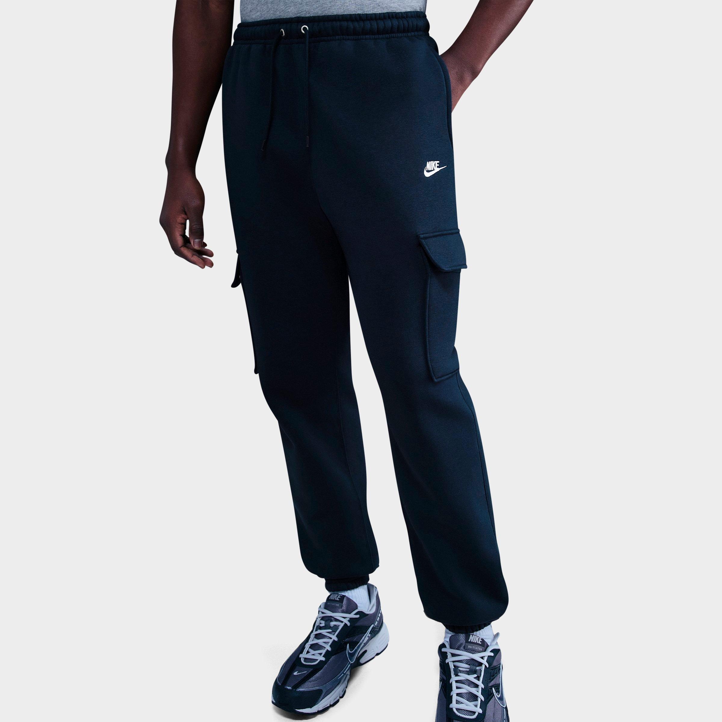 Men's Nithtke Club Fleece Cargo Jogger Pants - Obsidian/Obsidian/White