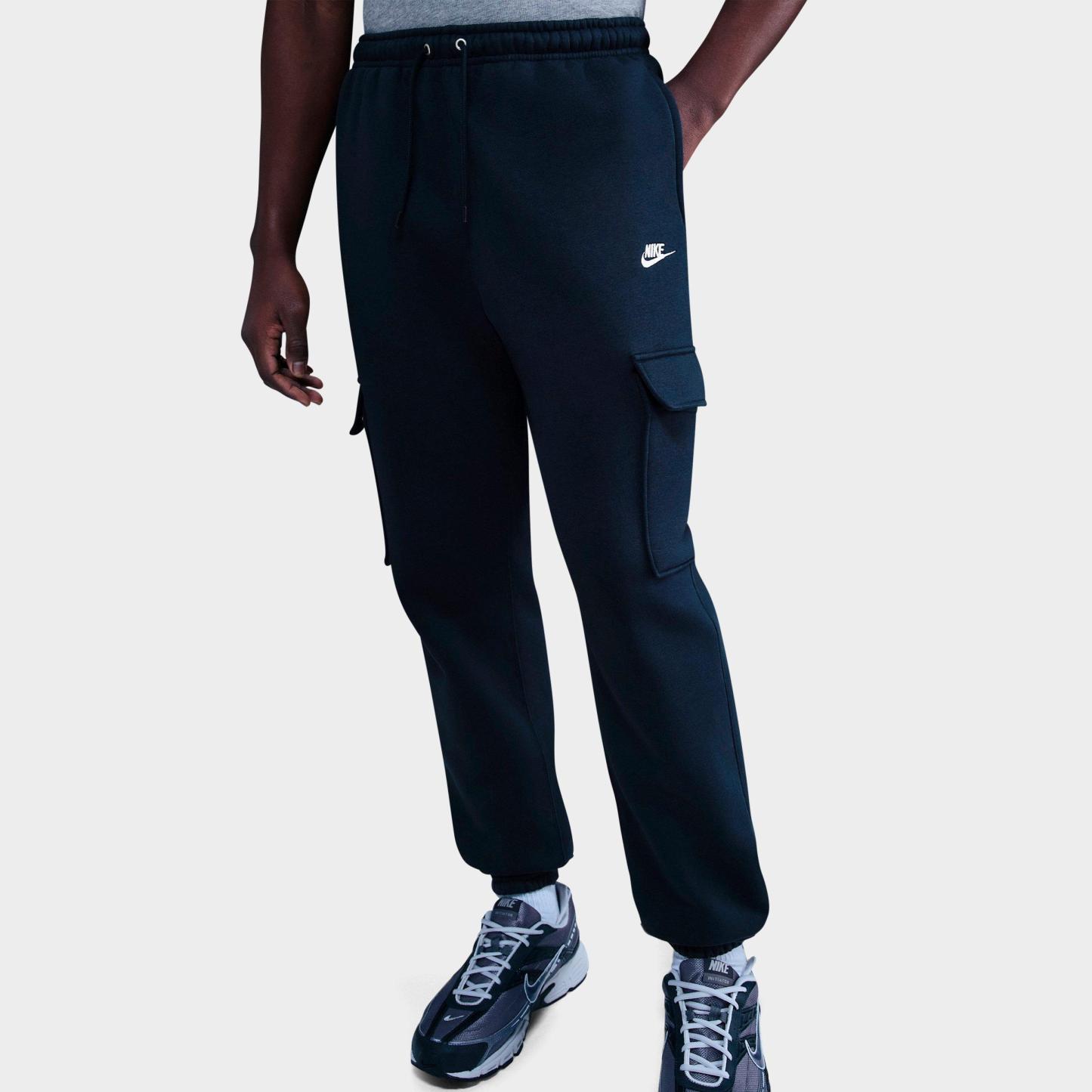 Men's Nithtke Club Fleece Cargo Jogger Pants - Obsidian/Obsidian/White
