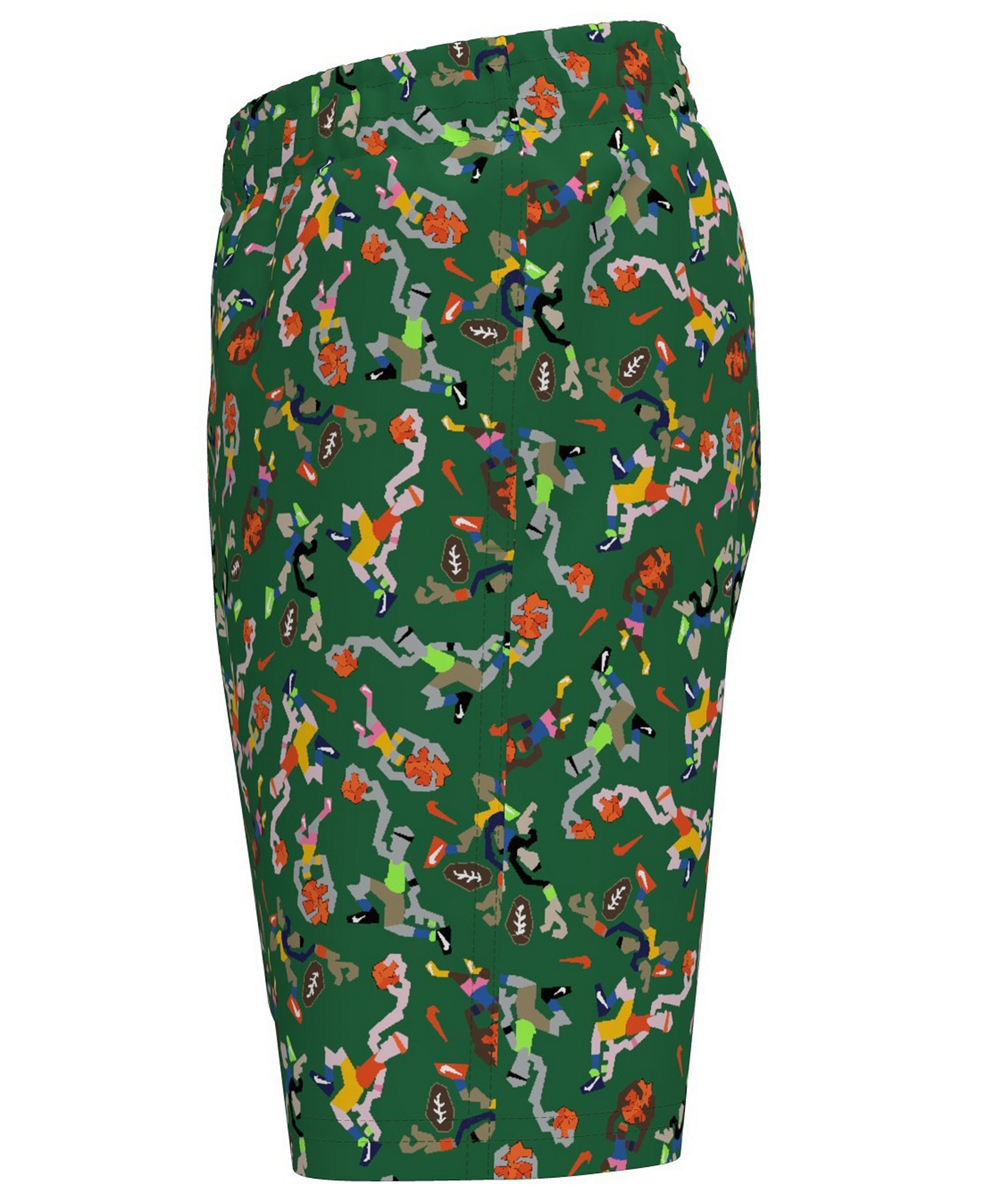 Nike Boys' 8-20 Sports Guy Novelty Print Swim Trunks - Malachite