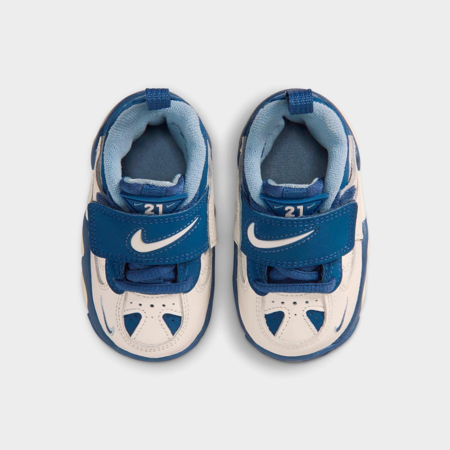 Kids' Toddler Nithtke Diamond Turf 2 Casual Shoes - Sail/Mystic Navy/Blue Grey/Metallic Gold - Top view