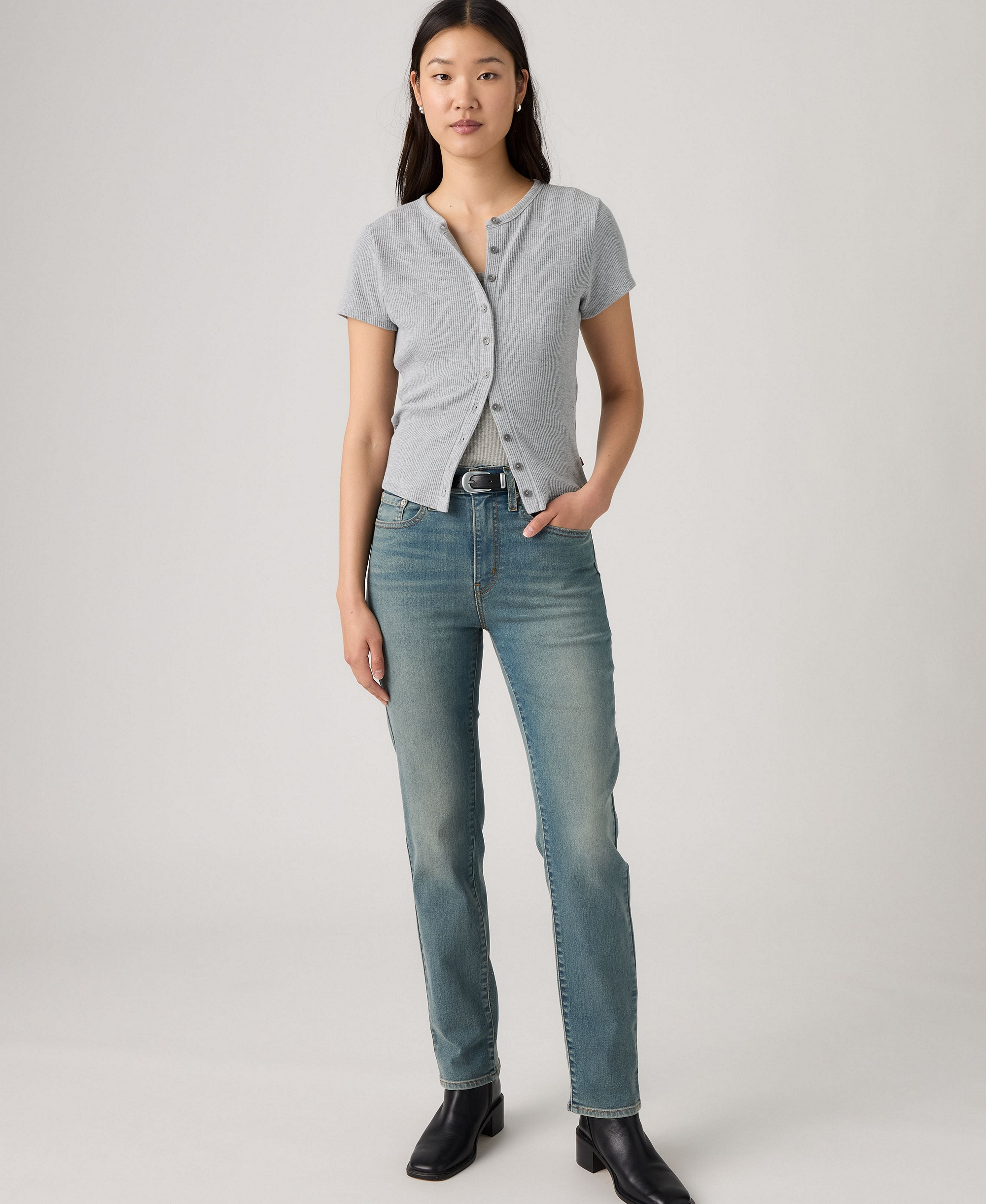 Levi's Women's 724 Straight-Leg Jeans - Tree Time