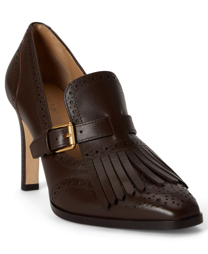 Lauren Ralph Lauren Women's Colleen Slip-On Pumps - Chestnut Brown
