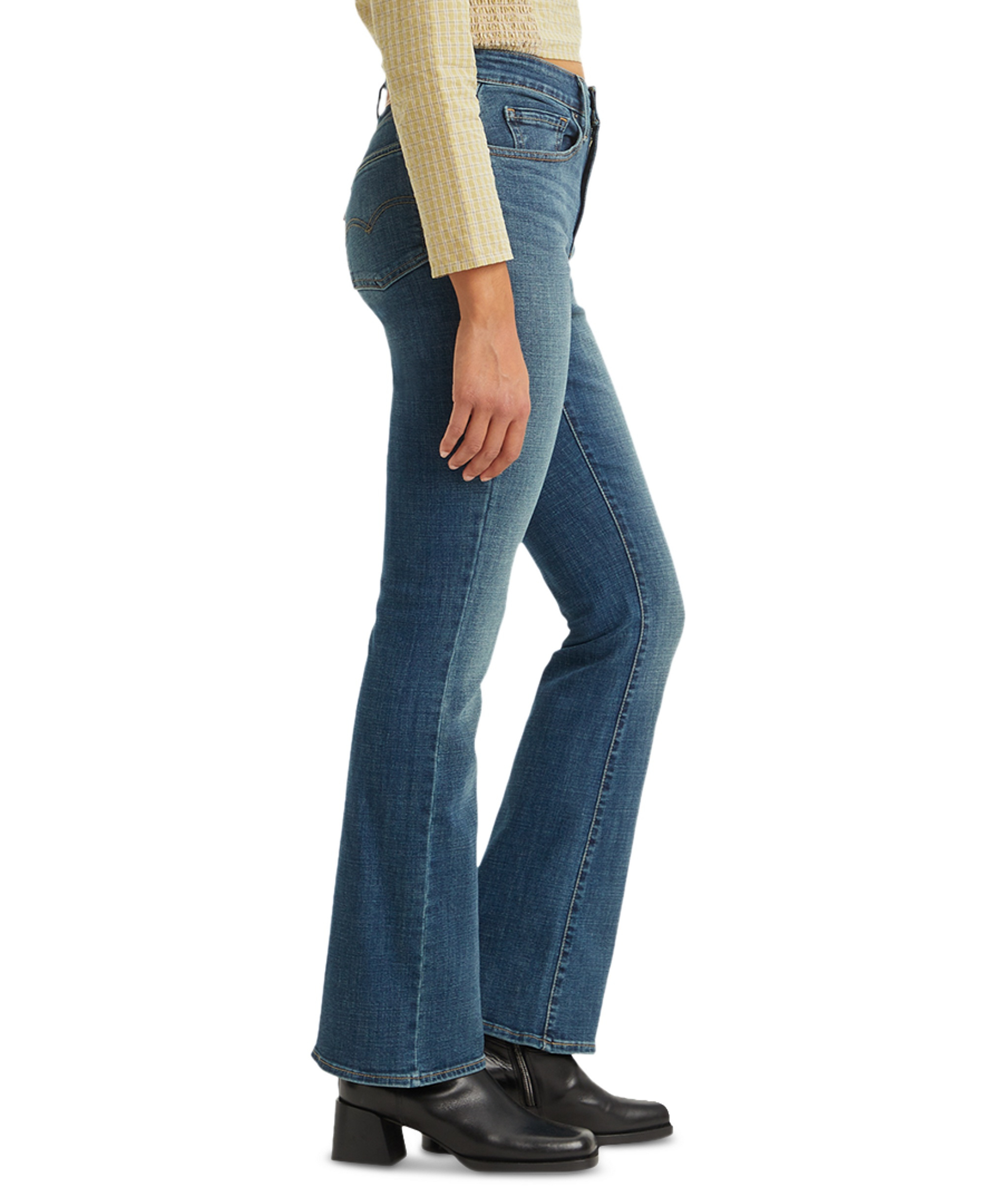 Levi's 725 High-Waist Classic Stretch 32" Bootcut Jeans - Tore It Up No