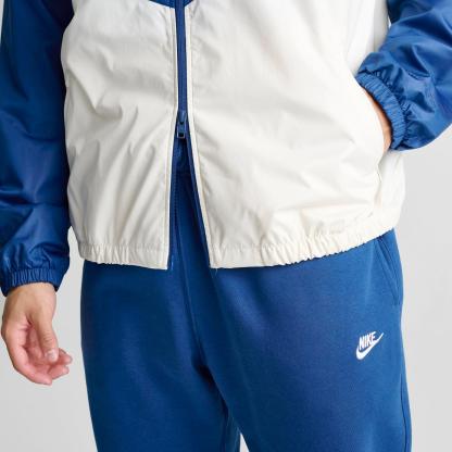 Men's Nike Windrunner Lined Jacket - Court Blue/Sail/Sail