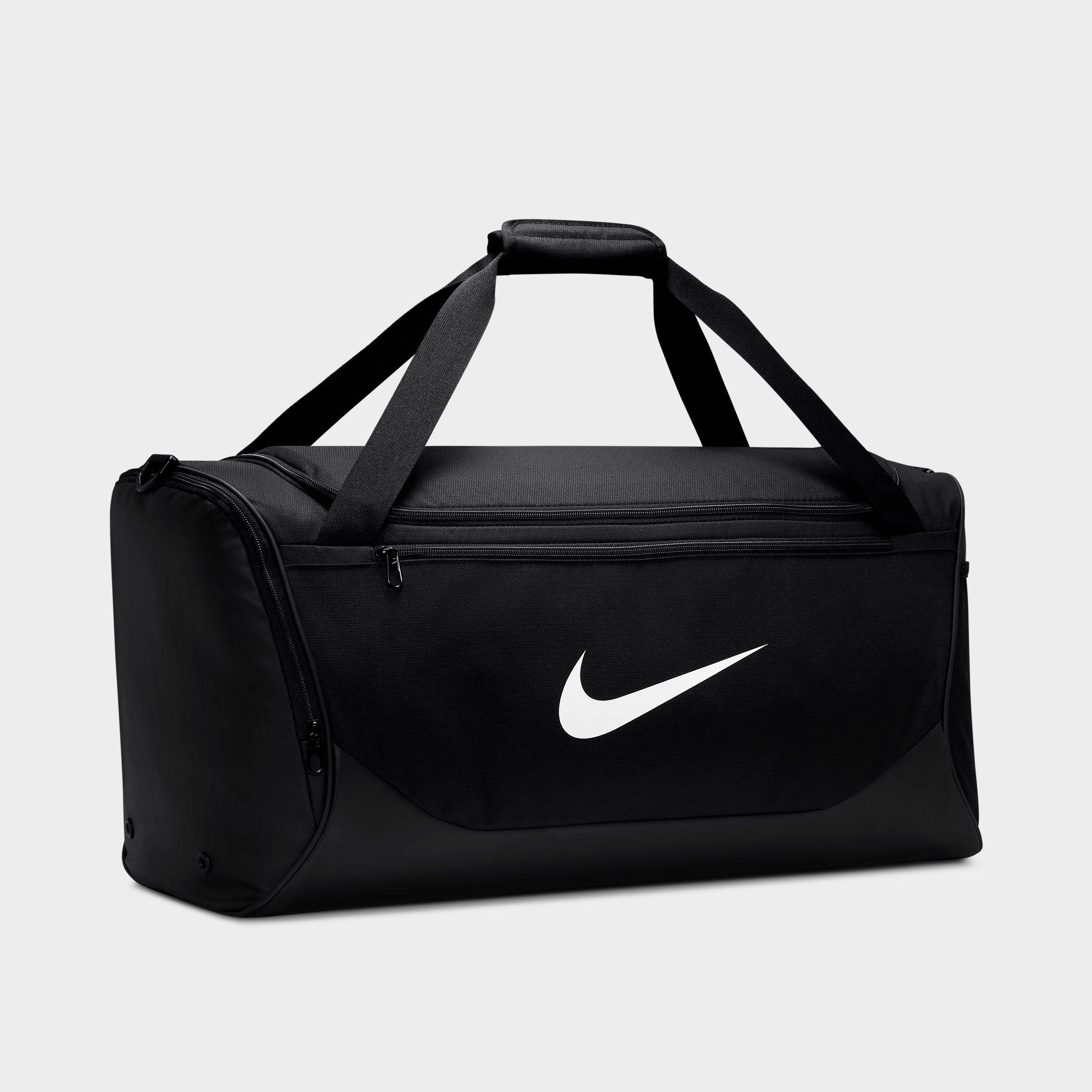 Nithtke Brasilia Training Duffel Bag (Medium, 60L) - Black/Black/White