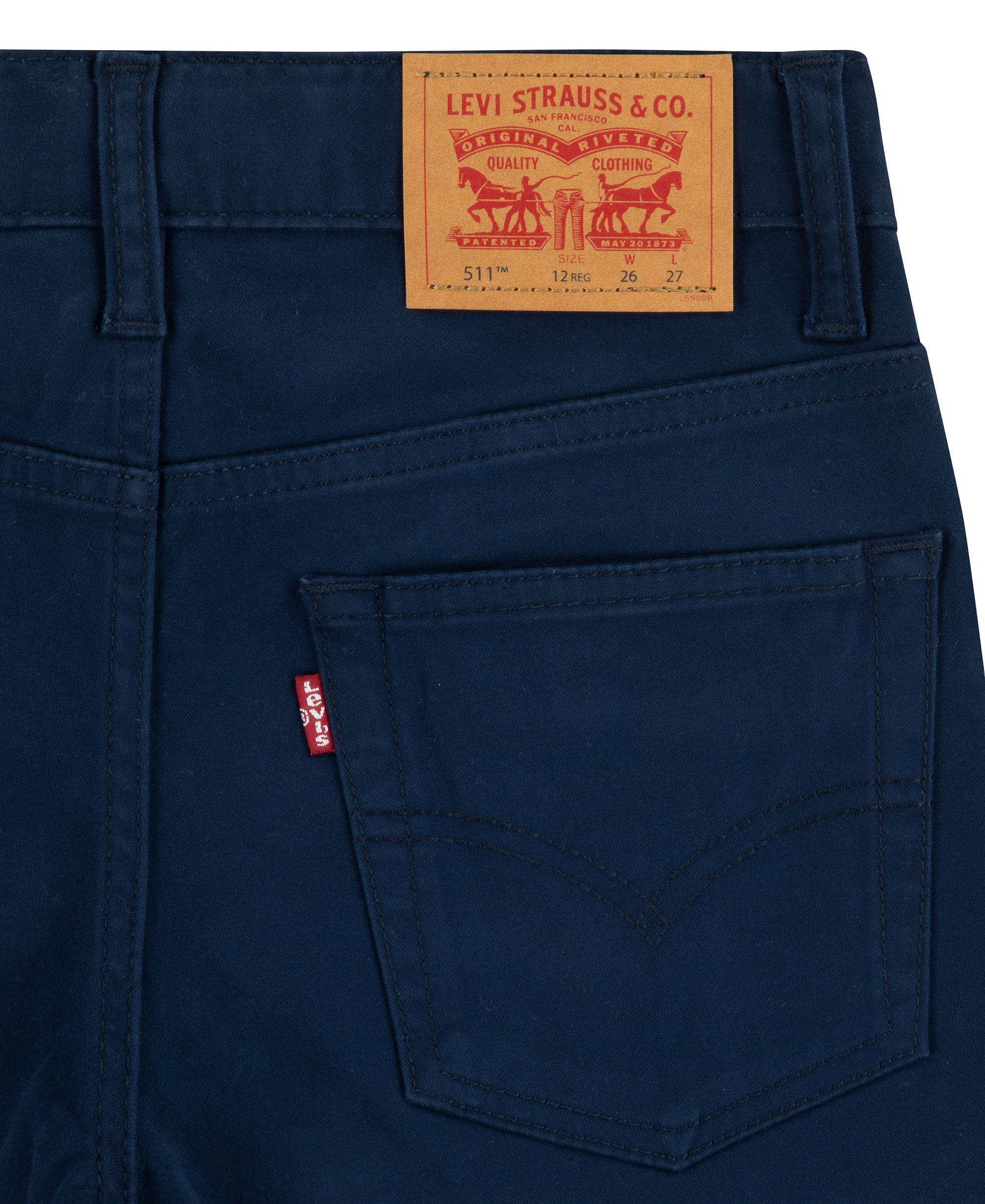 Levi's Boys' 8-20 511 Slim-Fit Sueded Pants - Dress Blues