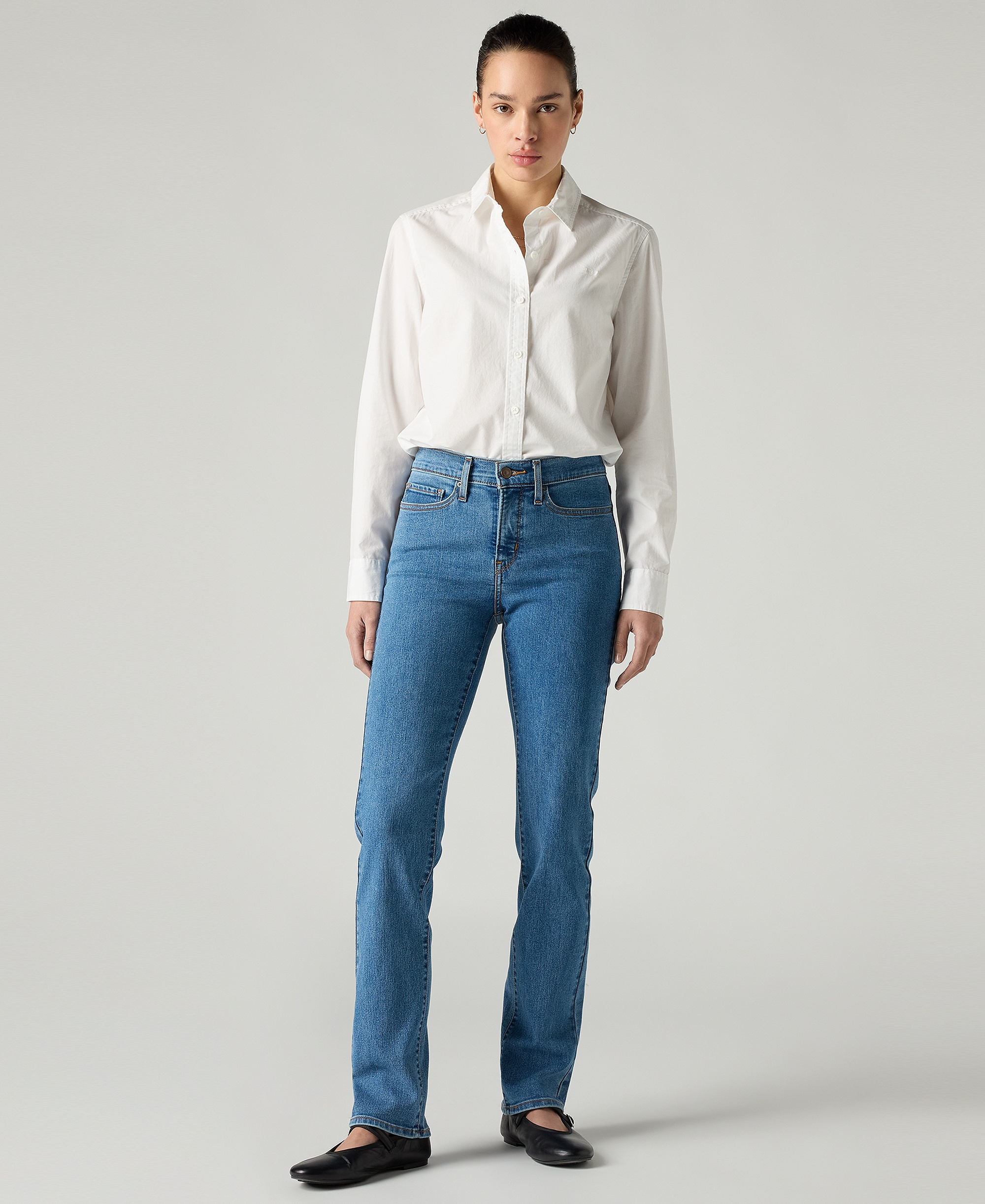 Levi's Women's 314 Shaping Slimming Straight Leg Mid-Rise Jeans - We Have Arrived