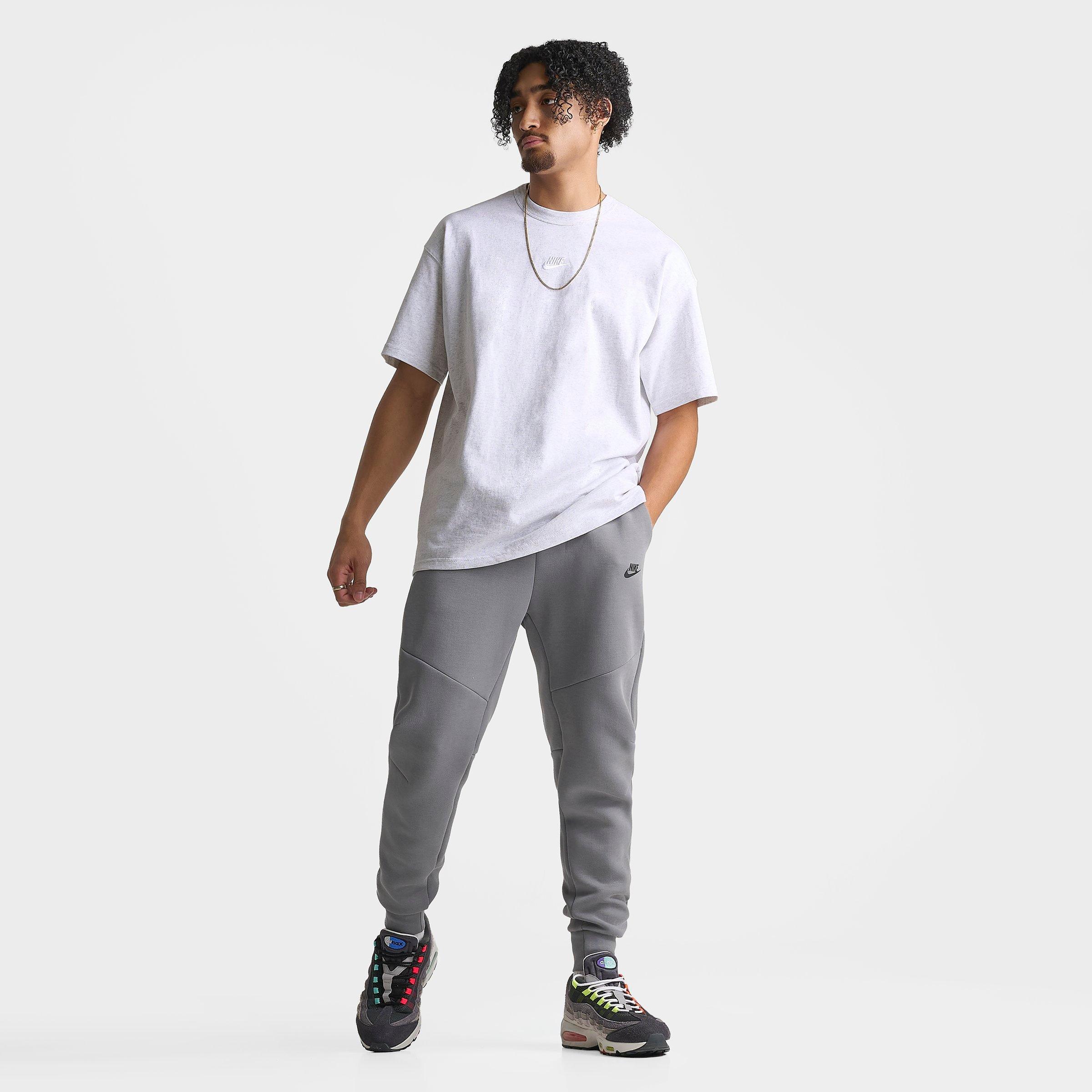 Men's Nithtke Tech Fleece Jogger Pants - Part 2 - Smoke Grey/Fire Red