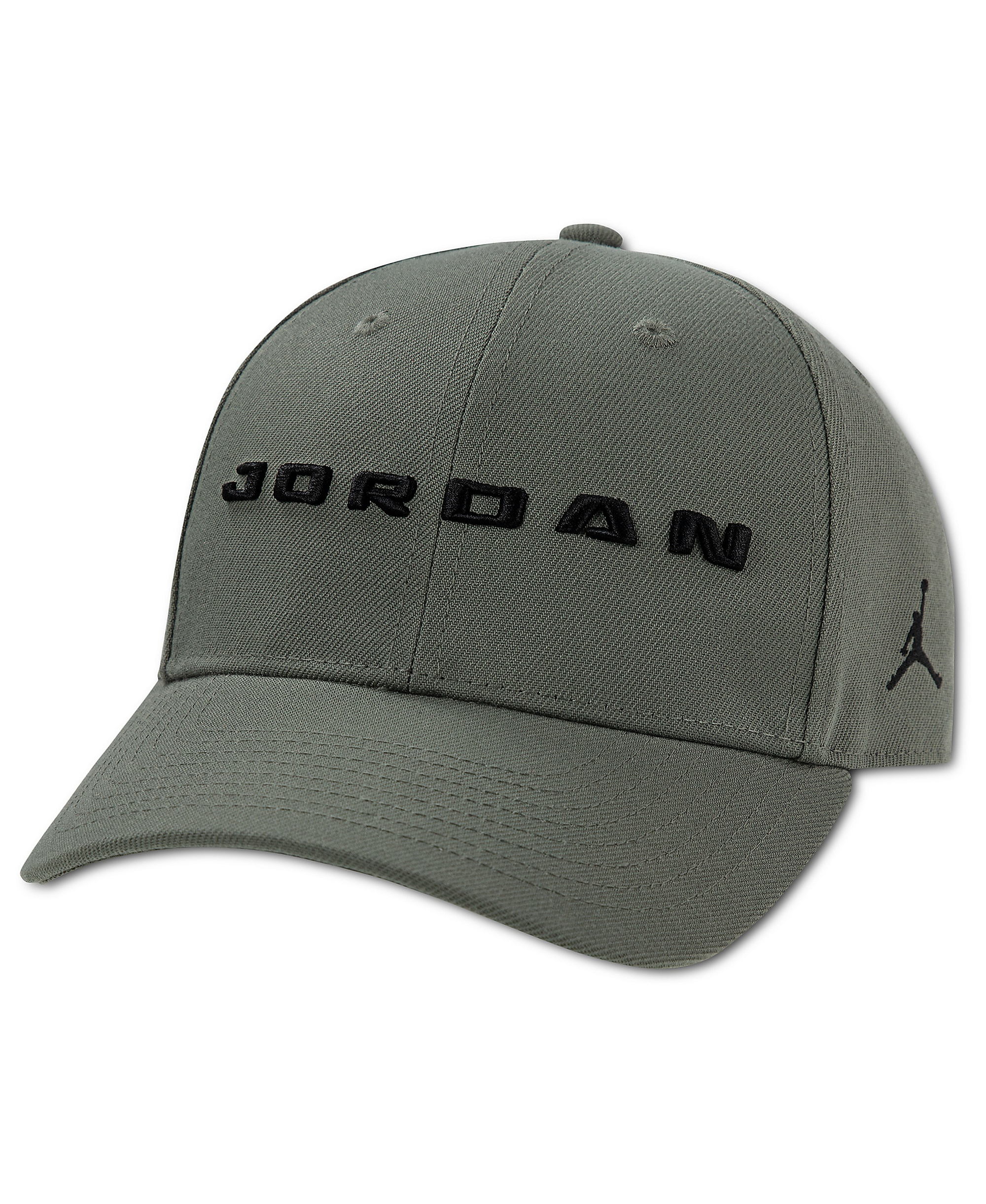 Jordan Boys' 8-20 Structured Strap Back Cap - Olive