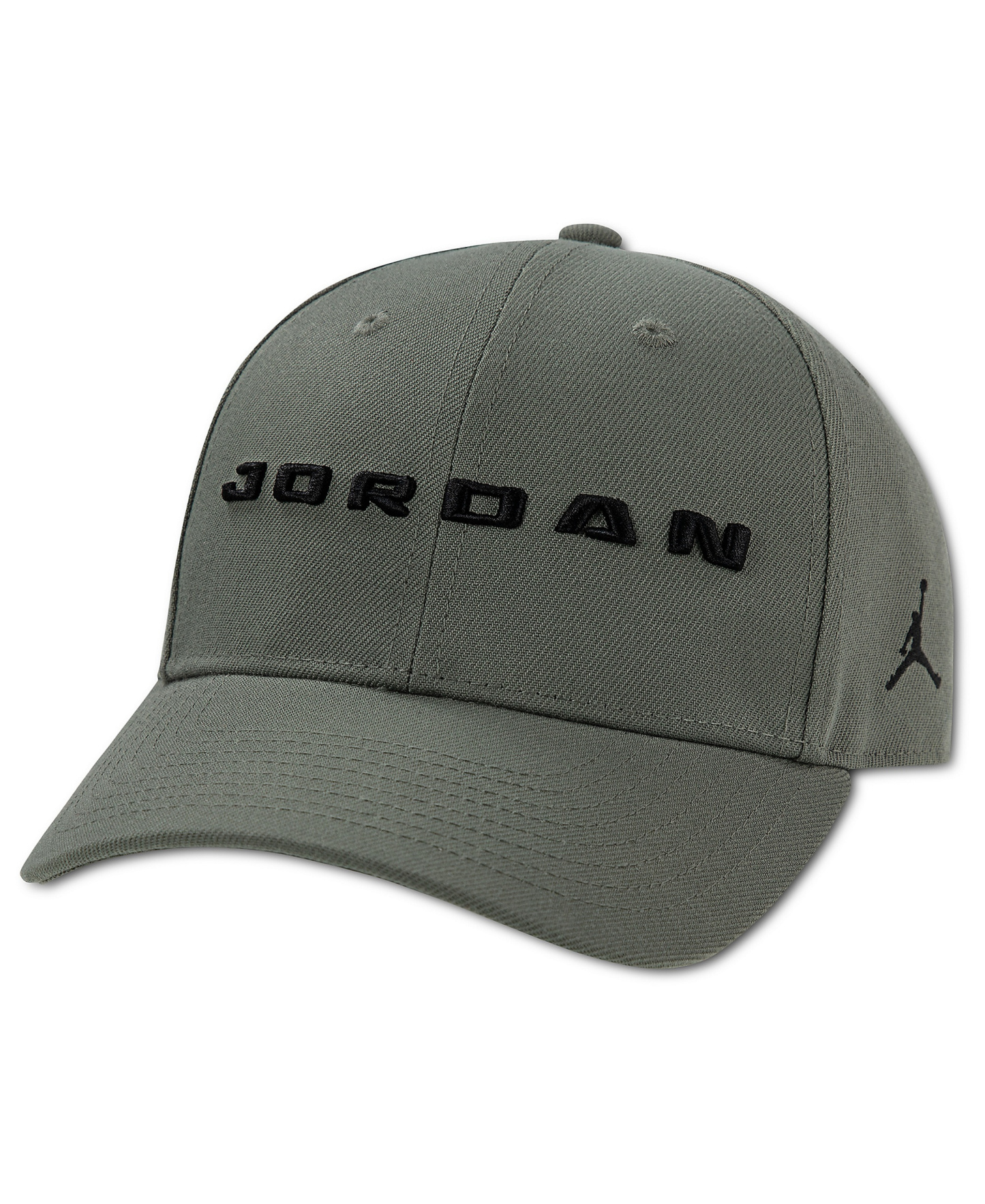 Jordan Boys' 8-20 Structured Strap Back Cap - Olive