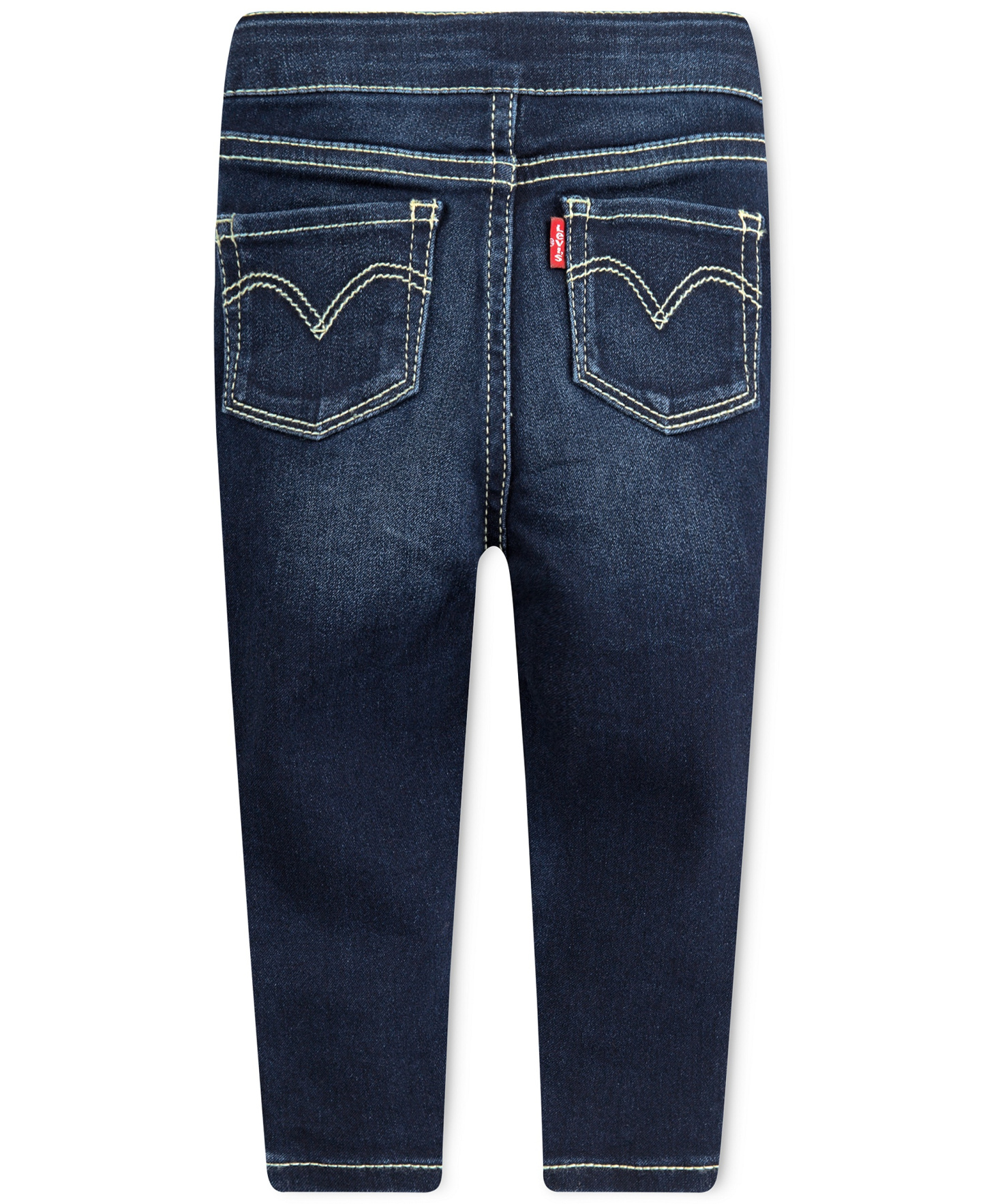 Levi's Little Girls Adjustable Waistband Stretch Jeggings - Dark Blue