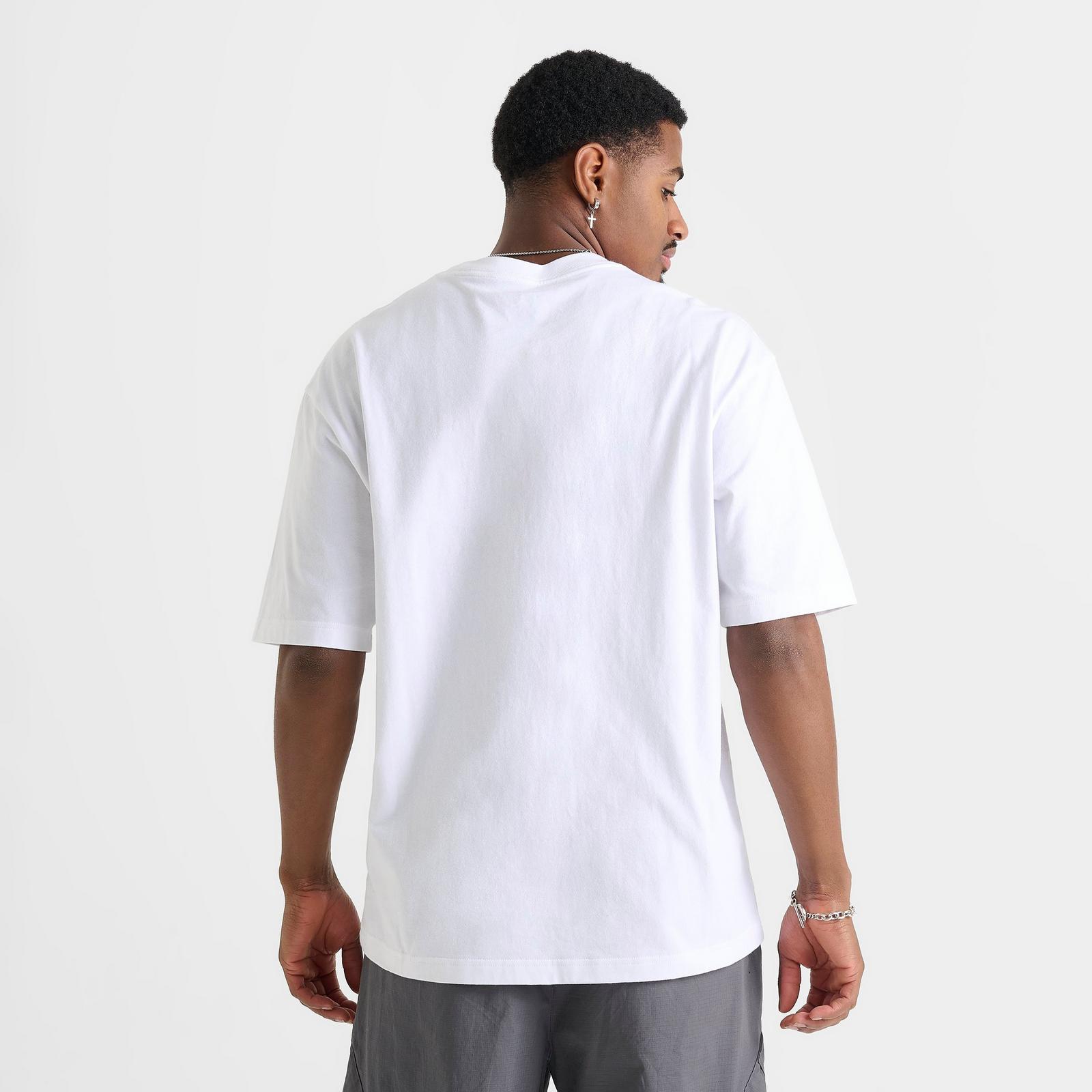 Men's Jordan Embroidered Jumpman T-Shirt - White/Black - view 4