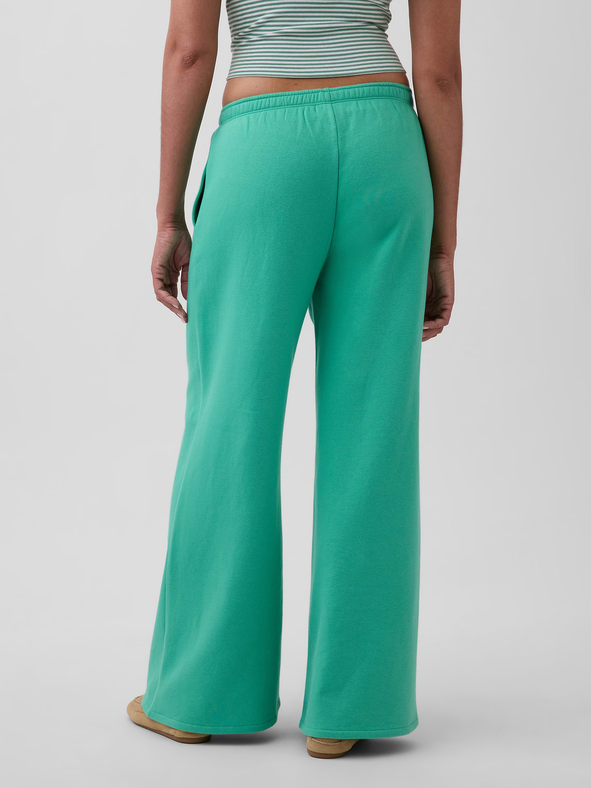 VintageSoft Baggy Sweatpants - Bright meadow green