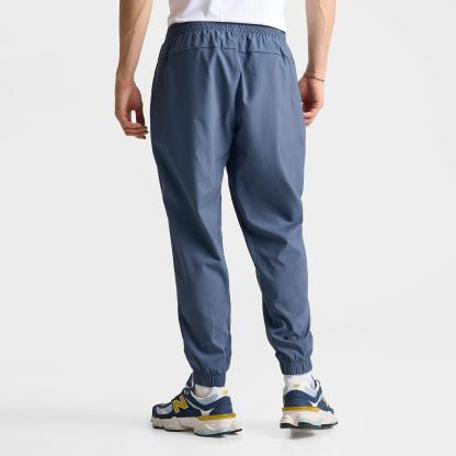 Men's New Balance Woven Zip Pocket Jogger Pants - Navy/Vintage Indigo - view 4