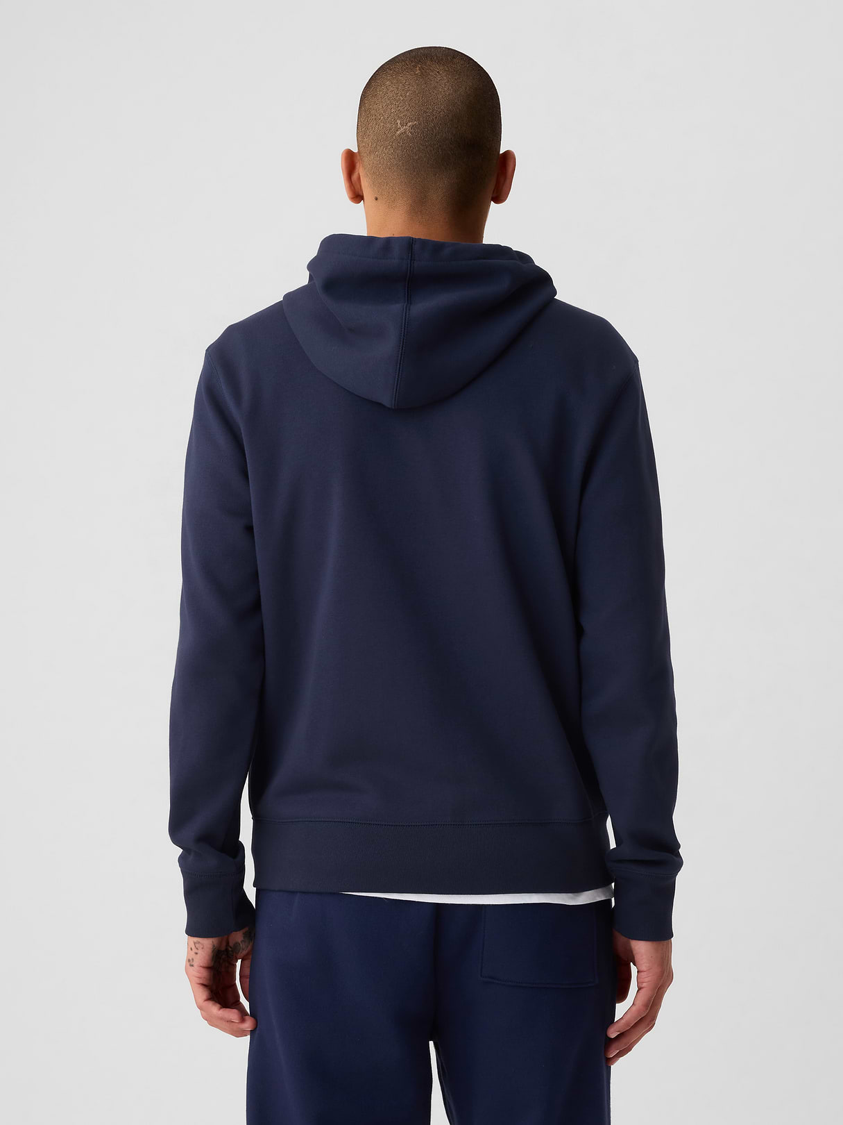 Adult VintageSoft Arch Logo Zip Hoodie - Blue