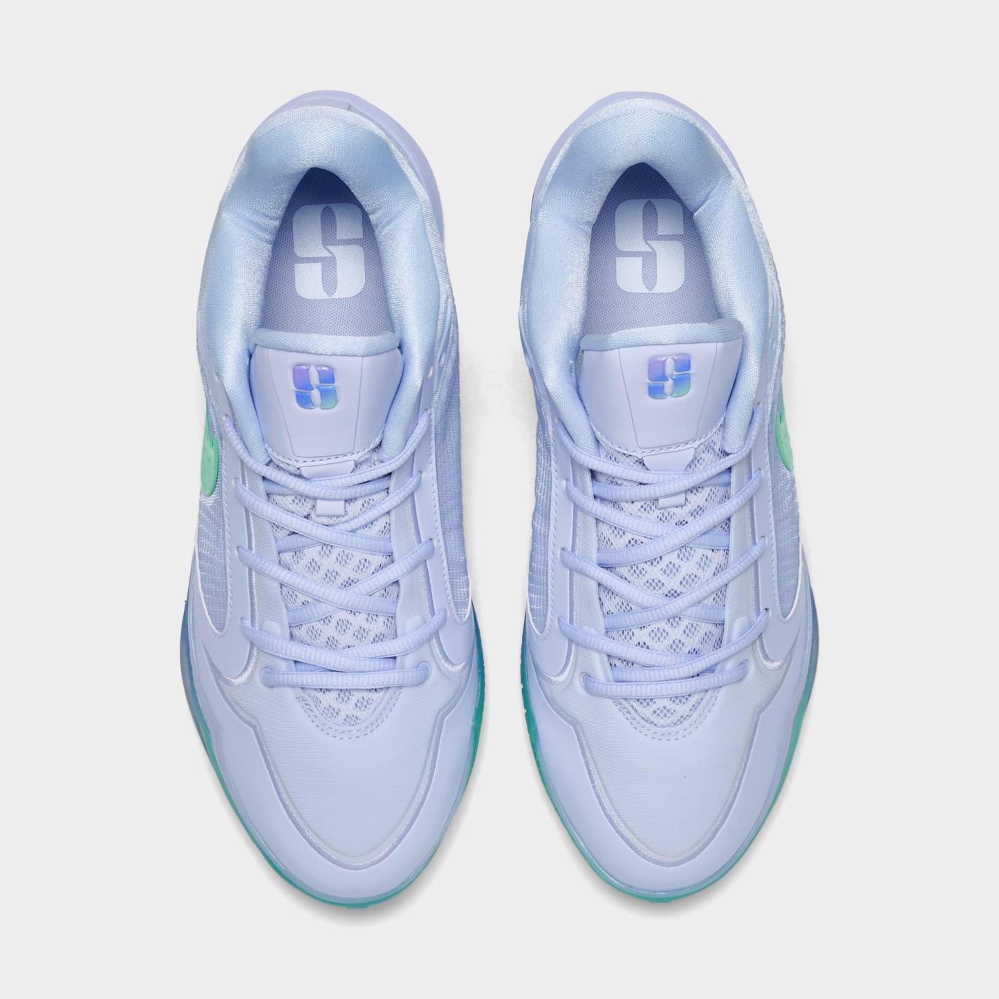 Nithtke Sabrina 4 Basketball Shoes - Palest Purple/Green Glow/Atomic Violet/Victory Lapis - Top view