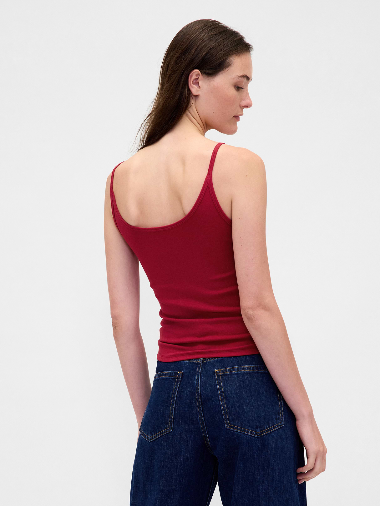 Modern Crop Cami - Sled red