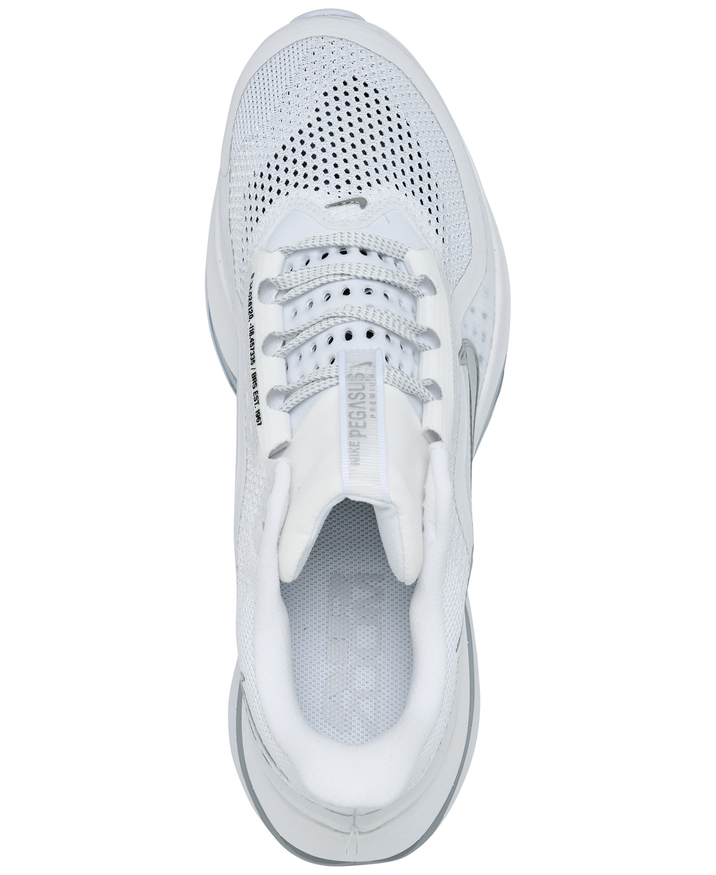 Nike Men's Pegasus Premium Running Sneakers from Finish Line - Black,Silver Metallic,Gum