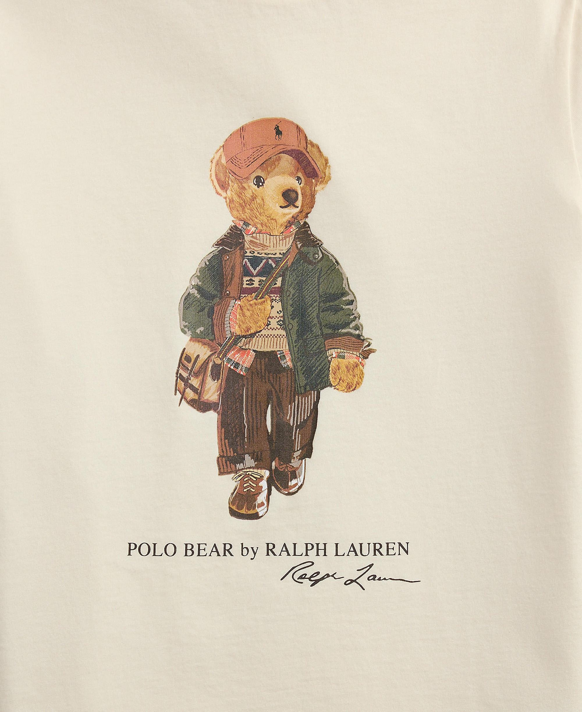 Polo Ralph Lauren Boys' 8-20 Polo Bear Cotton Jersey T-Shirt - Estate Cream
