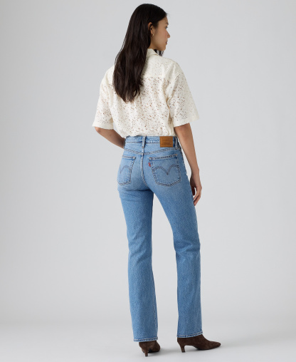Levi's Premium Women's Wedgie Boot High-Rise Jeans - Probably Here