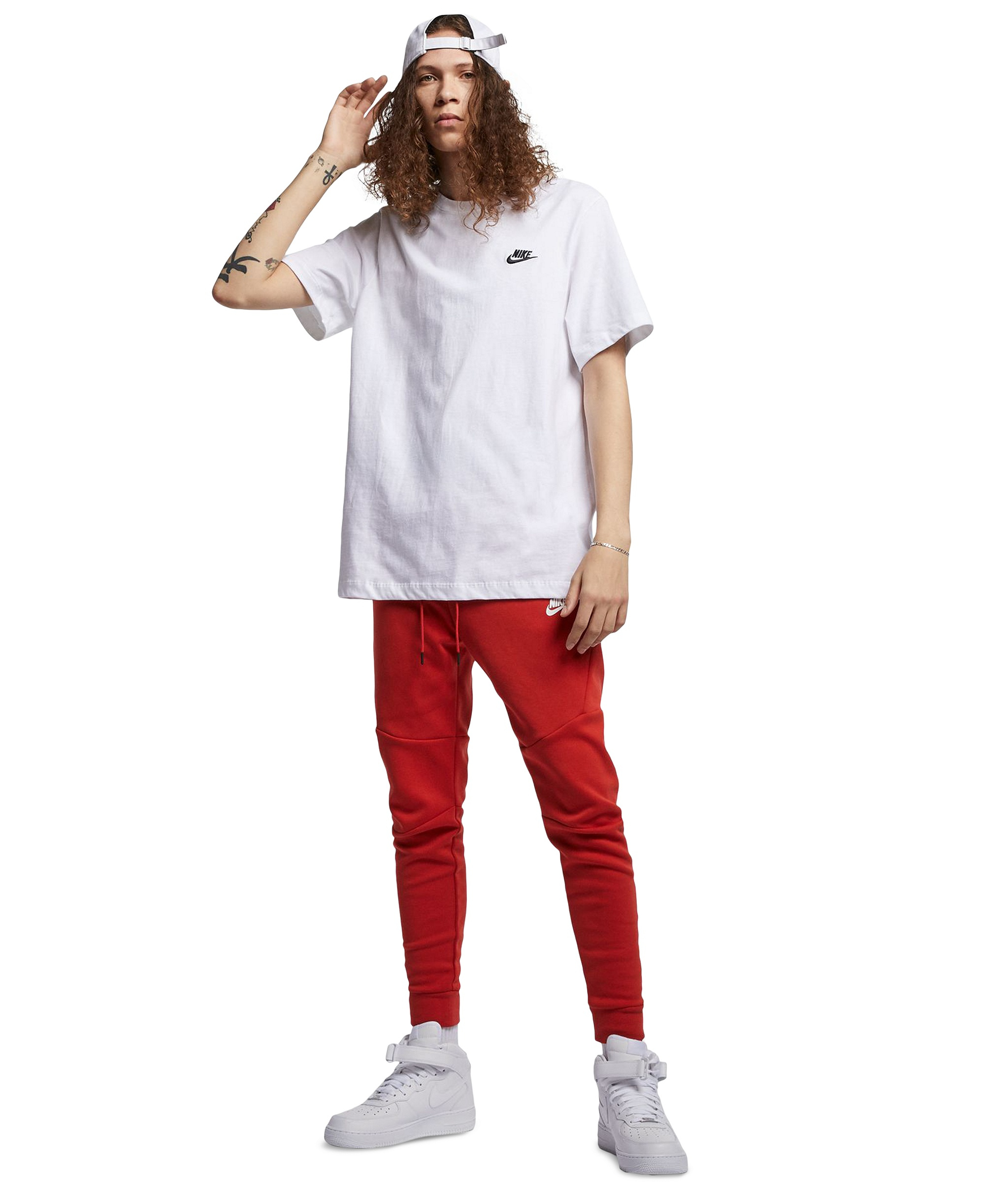 Nike Men's Sportswear Club Crewneck T-Shirt - White/Black