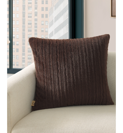UGG® Jennis Euro Pillow, 24" x 24" - Burnt Cedar