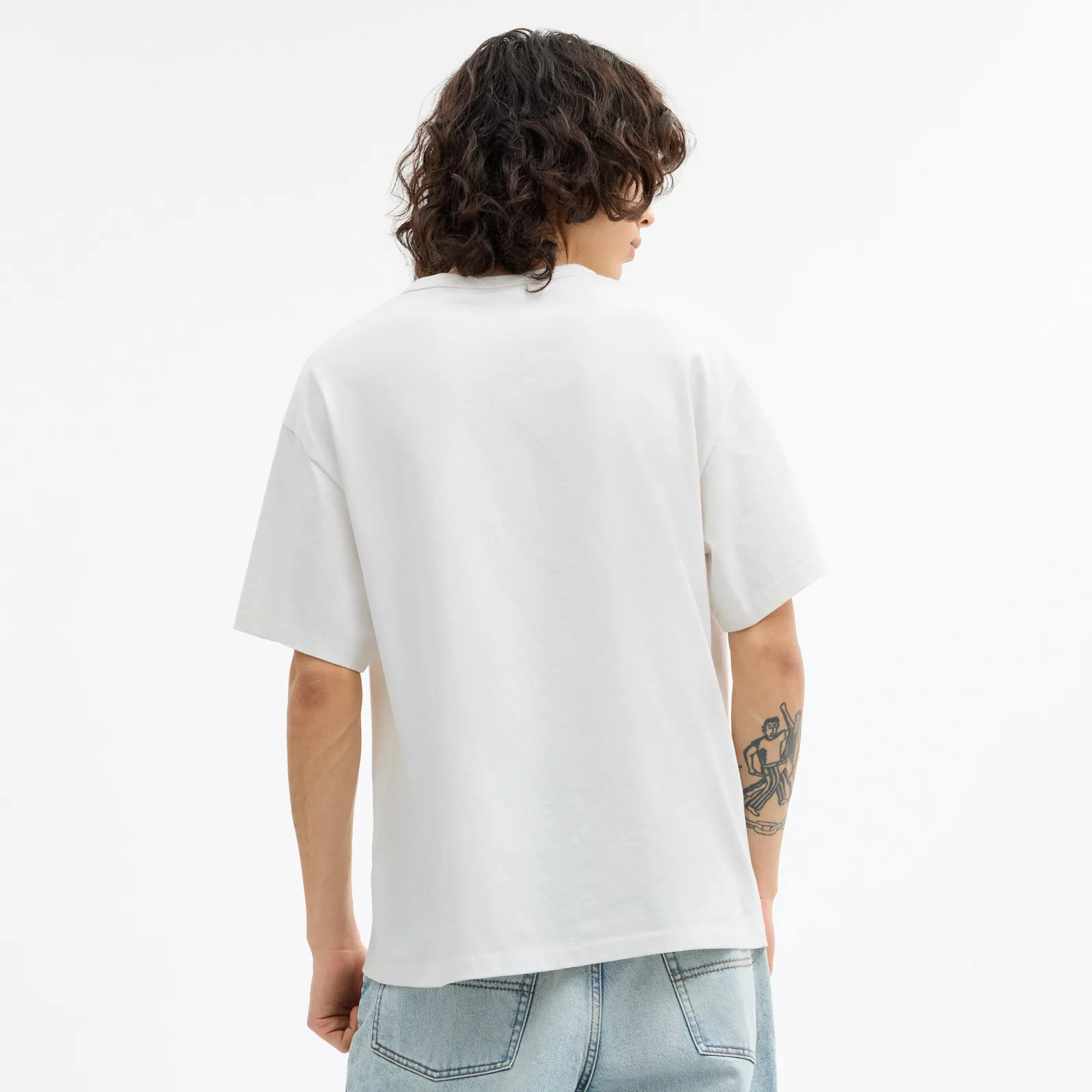 Coach | Brain Dead Head T-Shirt In Organic Cotton - White - view 3