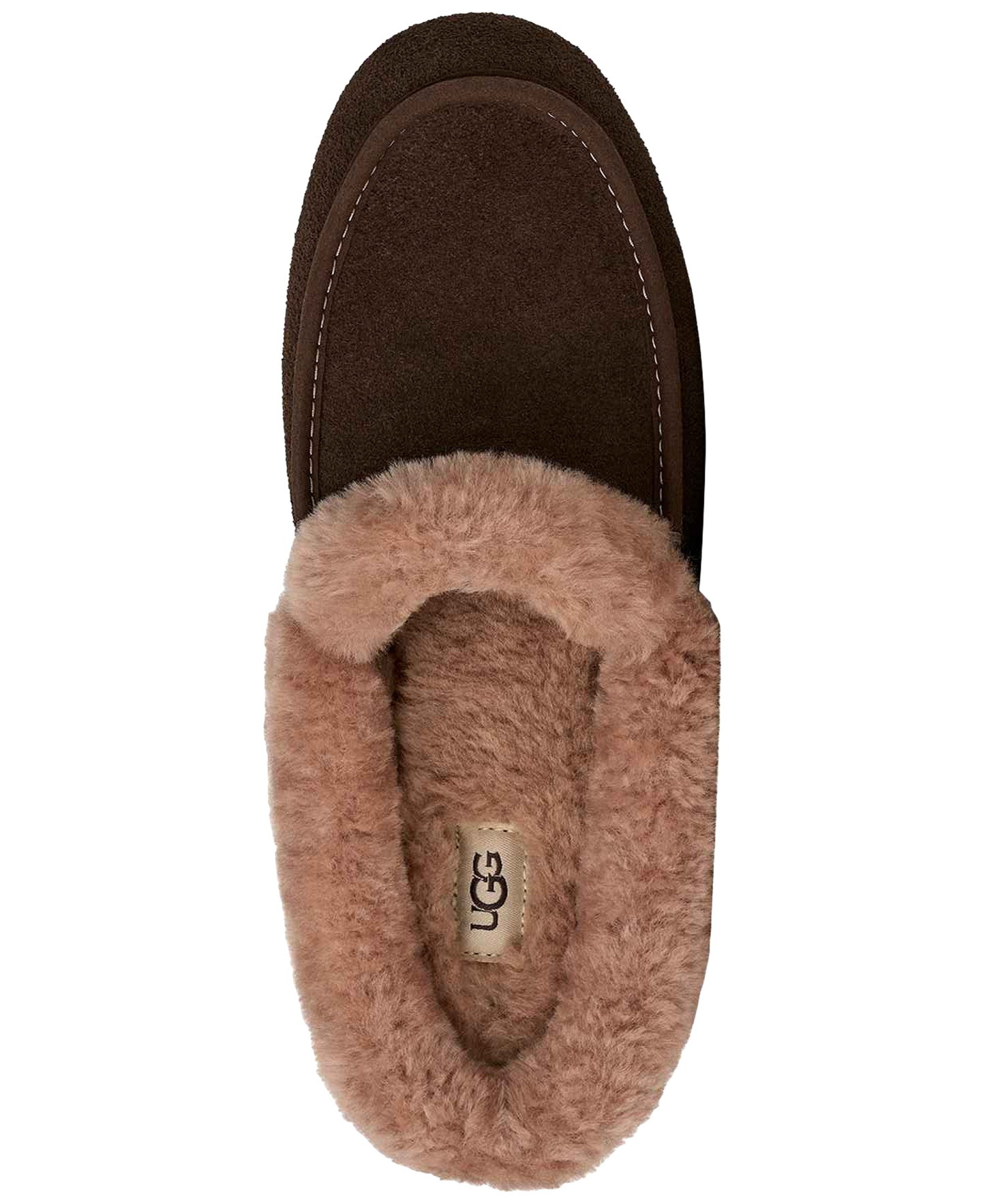 UGG® Women's Ansley Moccasin Slip On Slippers - Dusted Cocoa