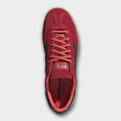 Men's adidas Originals Handball Spezial Casual Shoes - Part 1 - Team Victory Red/Night Indigo/Gum - Top view