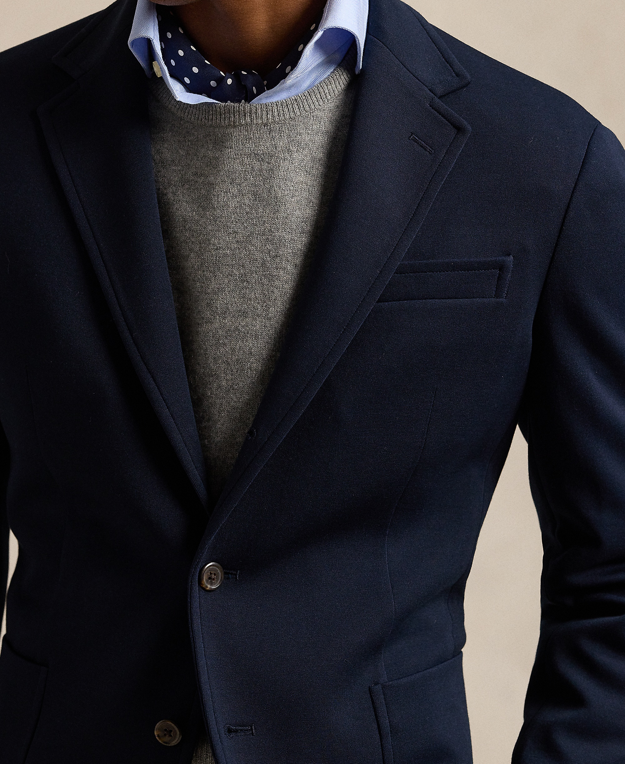 Polo Ralph Lauren Men's Polo Soft Double-Knit Suit Jacket - Aviator Navy
