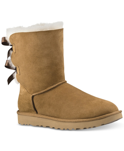 UGG® Women's Bailey Bow II Boots - Chestnut