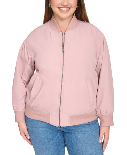 Levi's Women's Lightweight Bomber Jacket - Dusty Rose